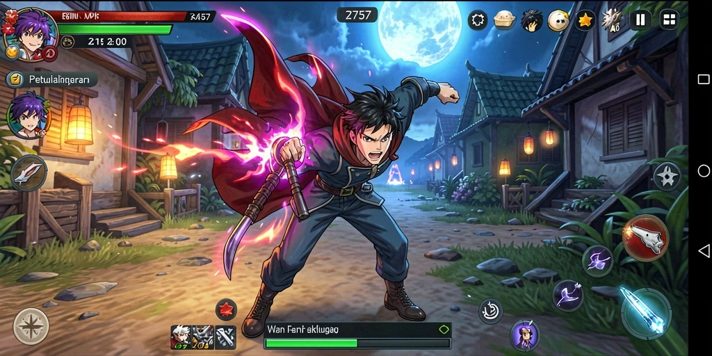 Tampilan menakjubkan dari gameplay 2757 yang penuh aksi.