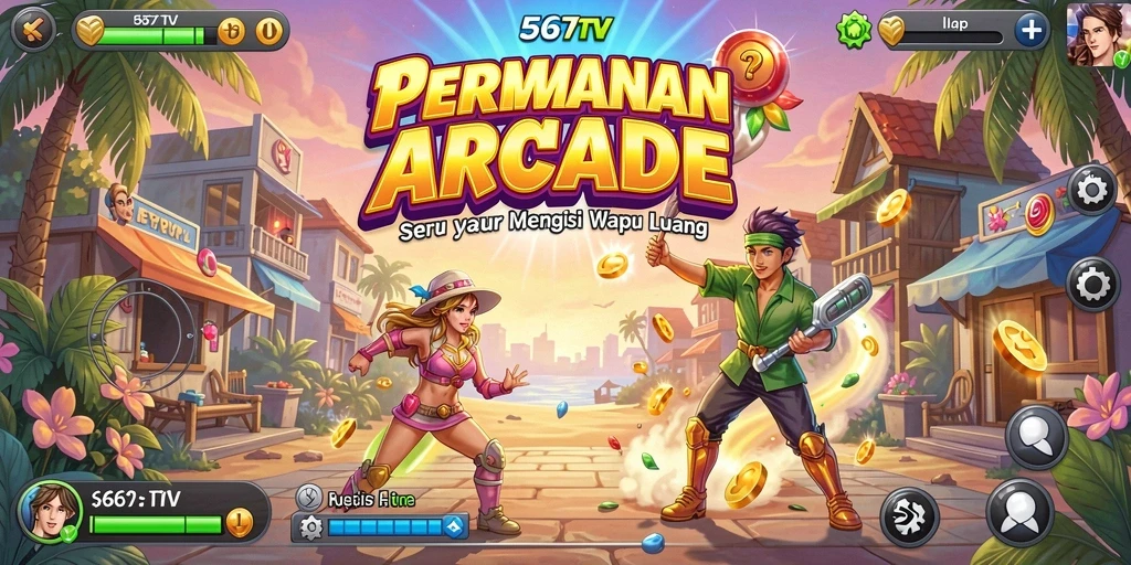 Screenshot menunjukkan aksi seru gameplay arcade 567TV.