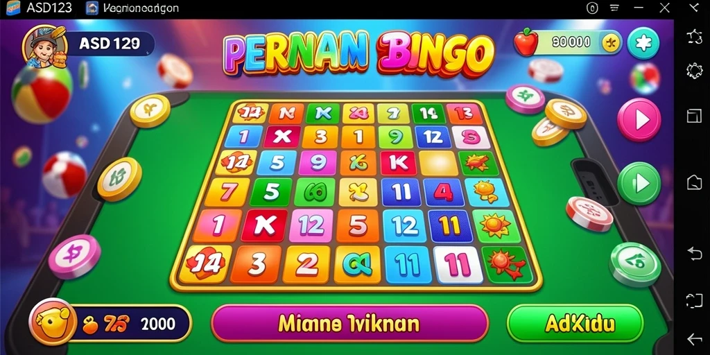 Screenshot utama gameplay Bingo yang seru dan interaktif.