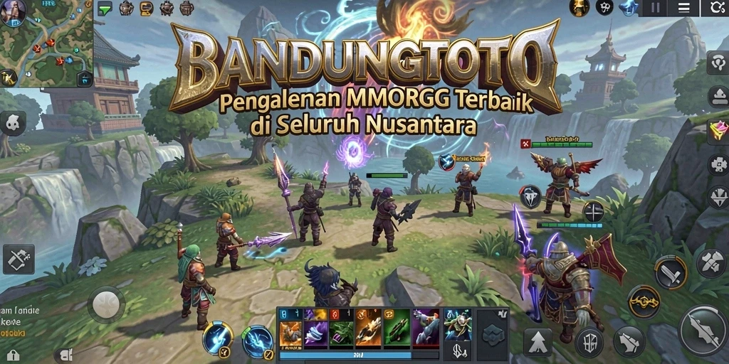 Tampilan gameplay menarik dalam dunia MMORPG BANDUNGTOTO.
