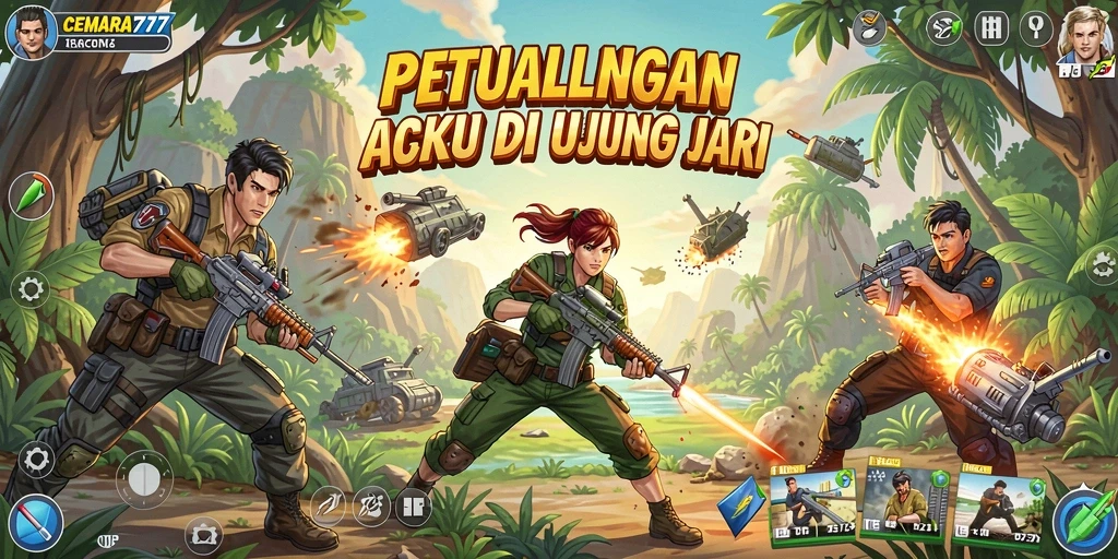 Screenshot gameplay CEMARA777 dengan aksi seru dan grafis menawan.