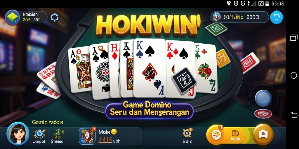 Tampilan gameplay seru dari HOKIWIN dengan fitur unik dan menarik.
