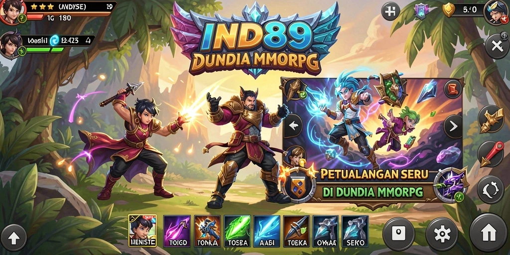 Gambaran gameplay seru di dunia fantasi IND89