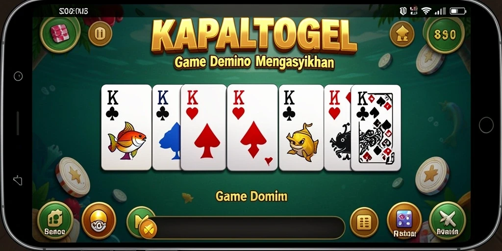 Tampilan gameplay seru dan interaktif KAPALTOGEL.