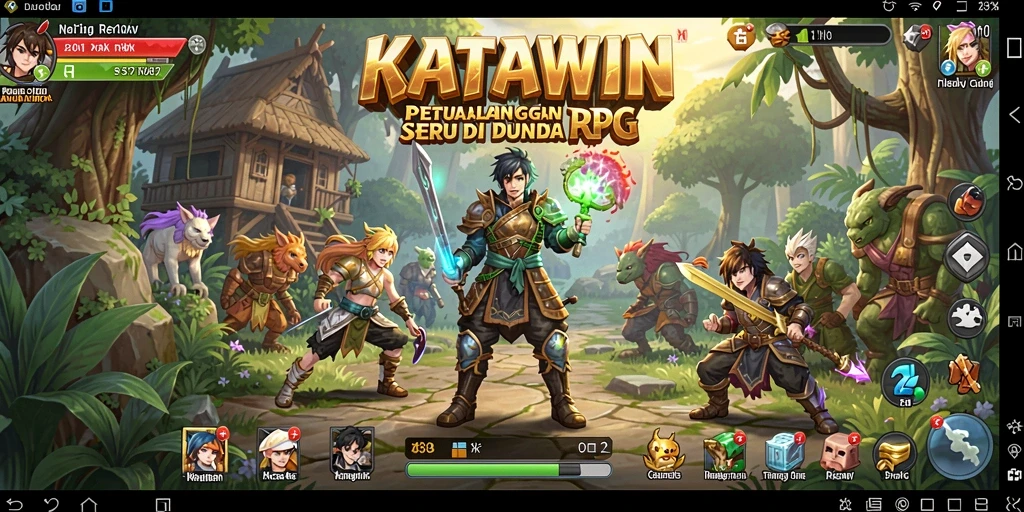 Gameplay seru dengan petualangan RPG yang menantang.