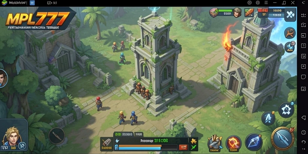 Tampilan gameplay MPL777 yang seru dan menantang di Tower Defense.