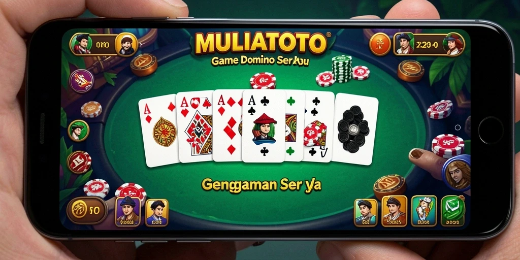 Screenshot gameplay Domino di MULIATOTO yang penuh aksi dan seru.