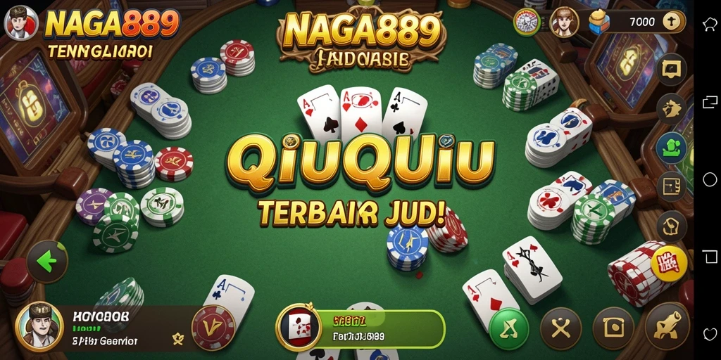 Tampilan gameplay NAGA889 dalam permainan QiuQiu yang menarik.