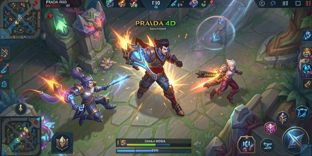 Tampilan gameplay PRADA4D yang seru dan menegangkan.