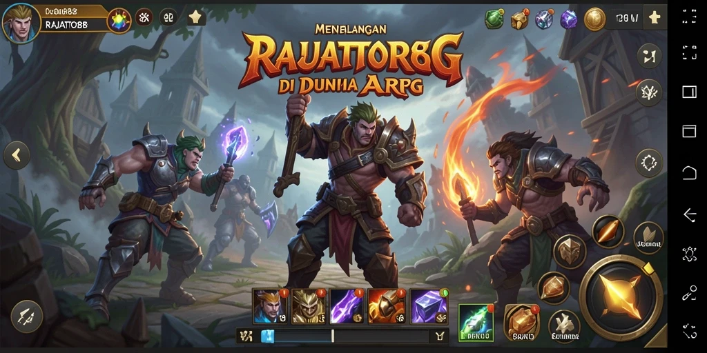 Tampilan gameplay mengasyikkan di dunia <strong>RAJATOTO88</strong>.