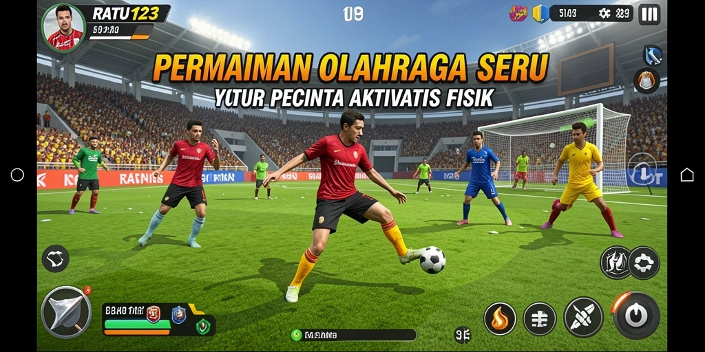 Tampilan seru gameplay RATU123 dalam kompetisi olahraga.