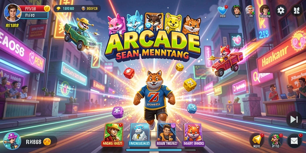 Tampilan aksi seru dari gameplay RI188 yang menantang.