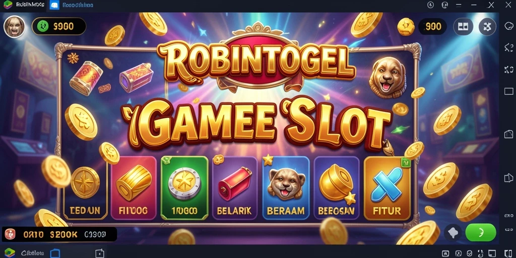 Tampilan gameplay menarik dari ROBINTOGEL yang menunjukkan keseruan bermain Slot.