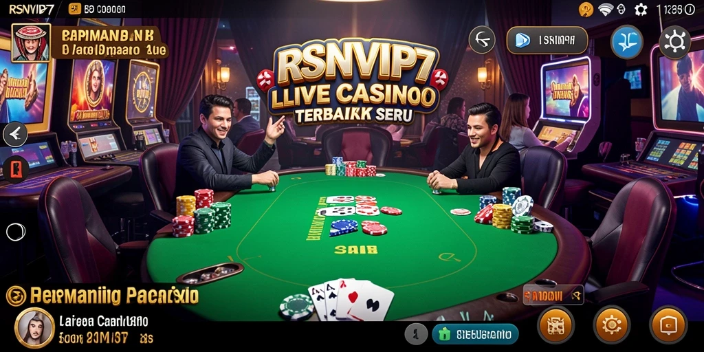 Tampilan menarik dari gameplay Live Casino RSNVIP7.
