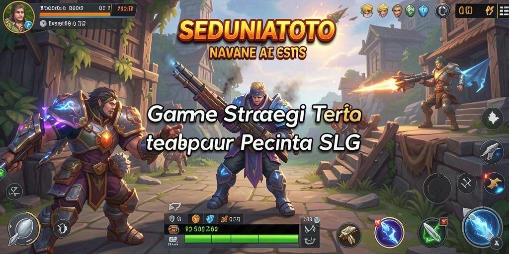 Tampilan gameplay mendalam SEDUNIATOTO memperlihatkan aksi strategis yang seru.