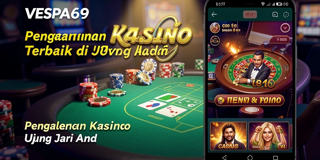 Tampilan menarik dari permainan Kasino VESPA69 yang mendebarkan.