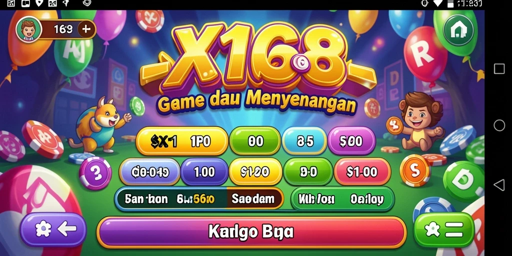 Tampilan antarmuka permainan Bingo yang menarik dan interaktif.